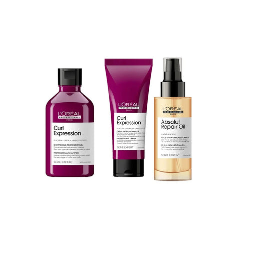 Loreal Professionnel Curl Expression Leave In Trio Bundle