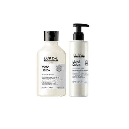 Loreal Professionnel Metal Detox Pre Shampoo Duo Bundle