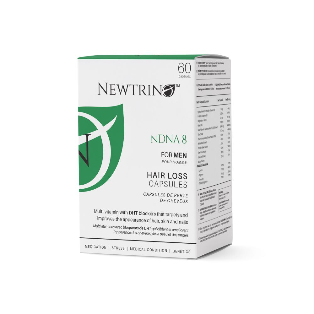 Newtrino nDNA 8 for Men's Hair 60 Tabs