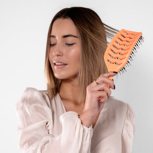 Moyoko Detangling Brush Pastel Orange