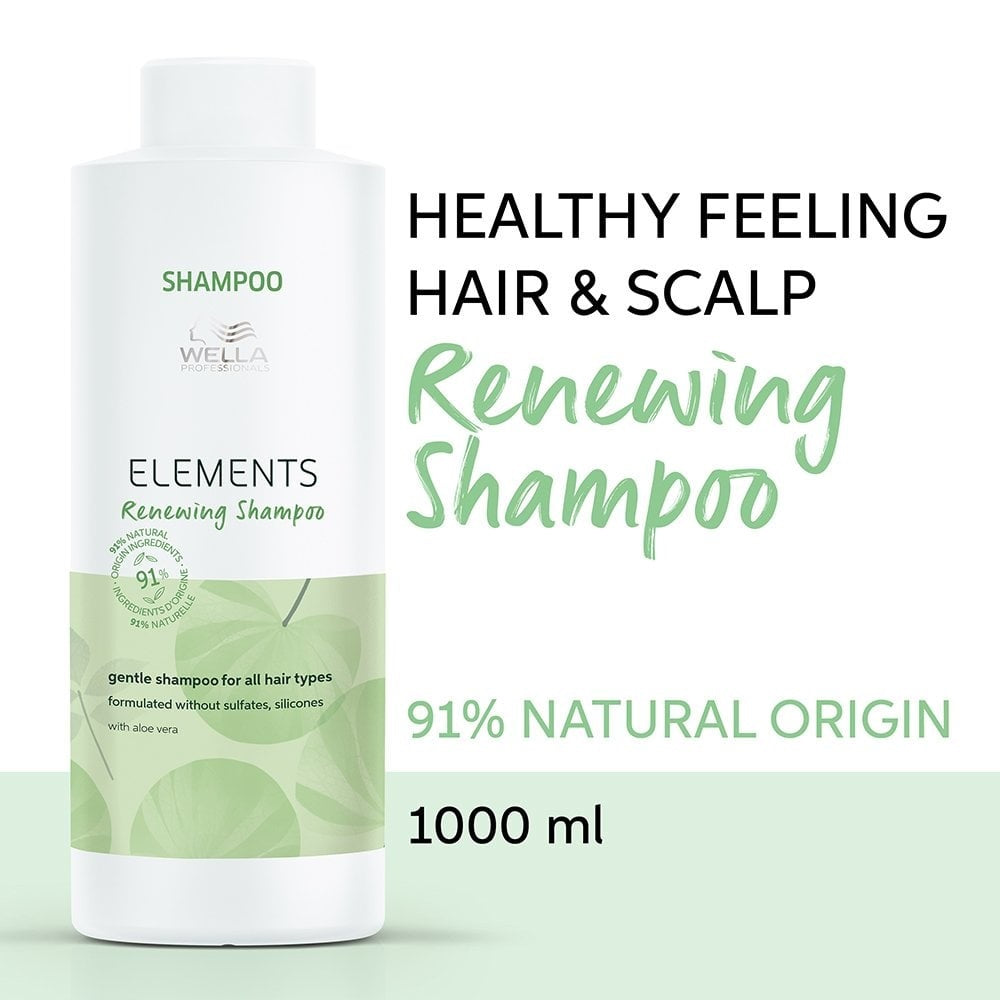 Wella Elements Renewing Shampoo 1000ml (Last Of Range)
