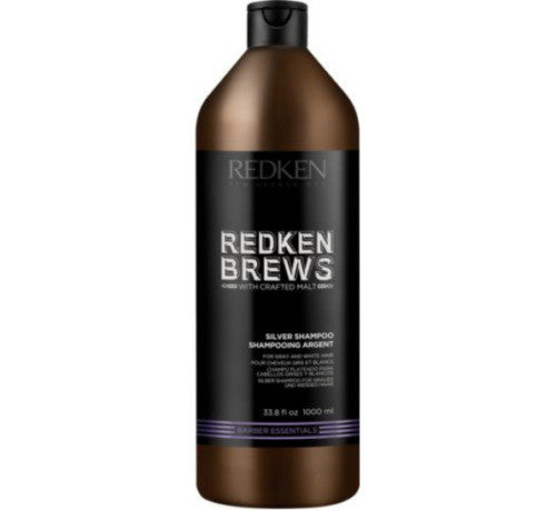 Redken Brews Silver Shampoo 1000ml (Last Of Range)