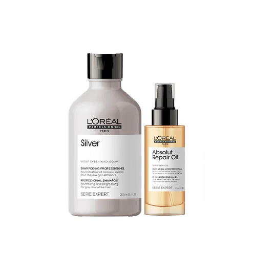 Loreal Professionnel Silver Repair Duo Bundle