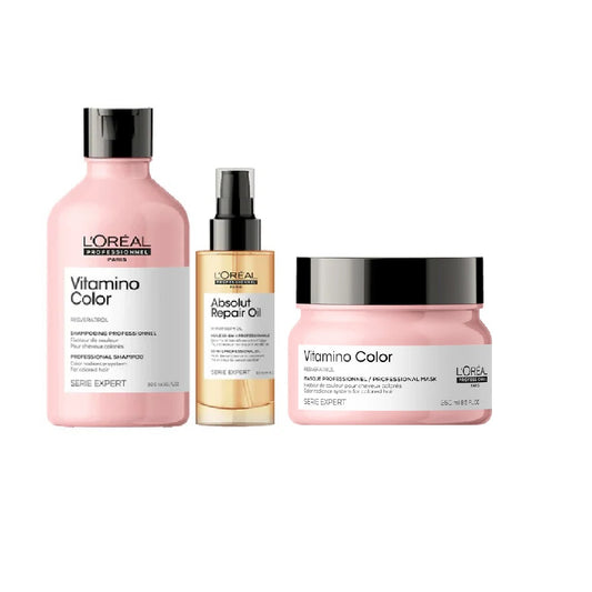 Loreal Professionnel Vitamino Color Repair Masque Trio Bundle