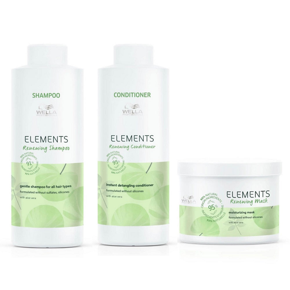 Wella Elements Renewing Shampoo 1000ml (Last Of Range)
