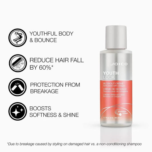 Joico Youth Lock Blow Out Cream 50ml (Travel Size)
