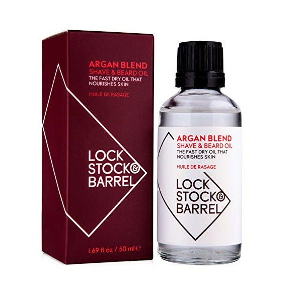 Lock Stock & Barrel Argan Blend Shave & Beard Oil 50 ml