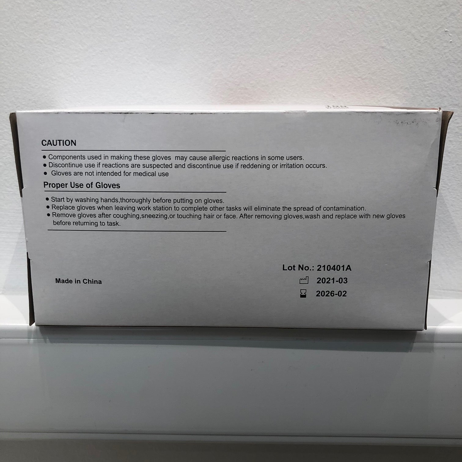 Disposable Vinyl Gloves - Medium - Box of 100