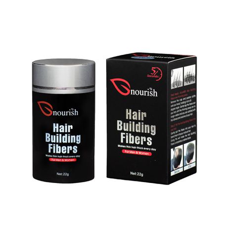 Nourish Hair - Hair Building Fibers - Black