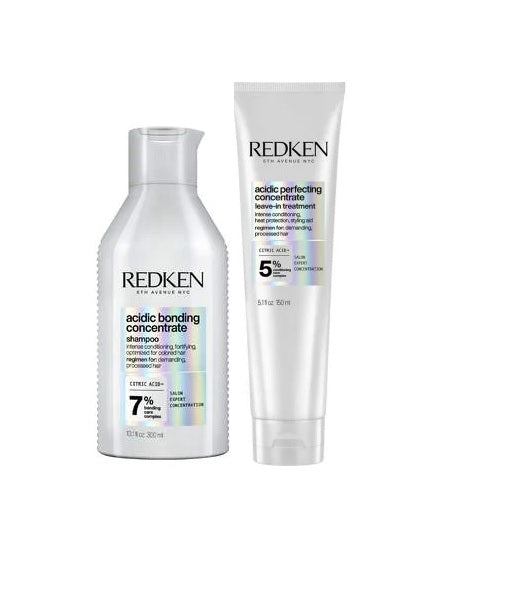 Redken Acidic Bonding Shampoo & Leave In Treatment Bundle