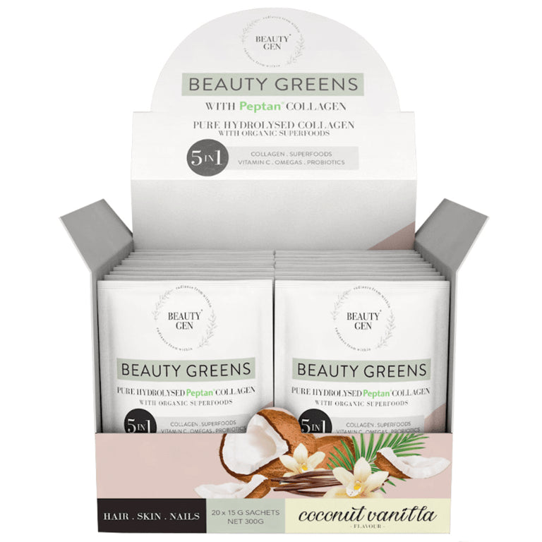 Beauty Gen Greens Coconut Vanilla 15g x 20
