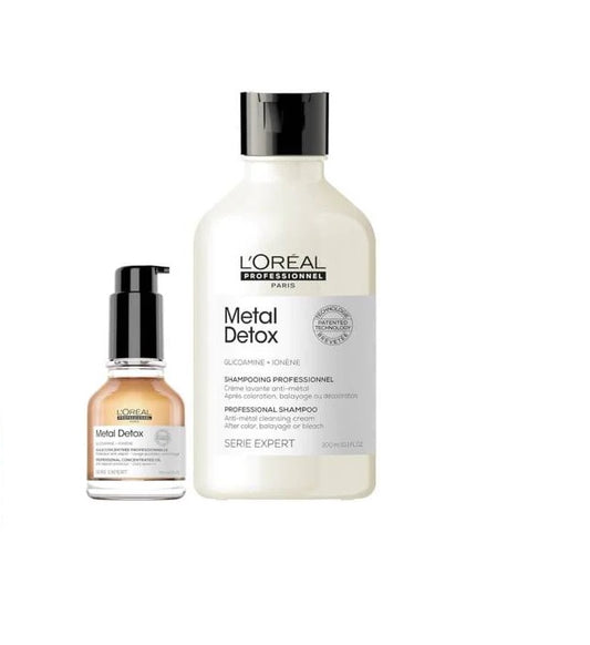 Loreal Metal Detox Shampoo & Oil Bundle