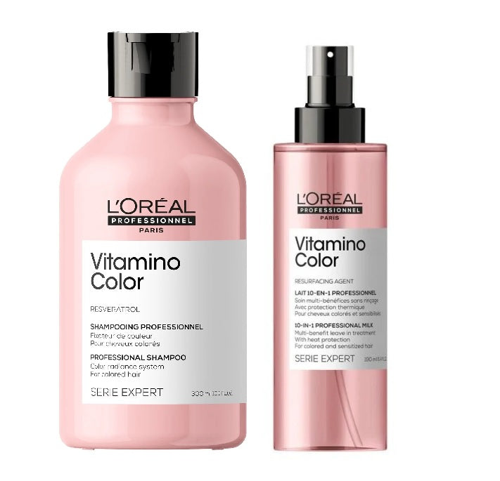 Loreal Vitamino Color & 10 in 1 Spray Bundle